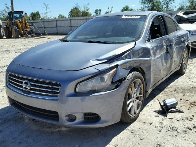 1N4AA5AP8BC834924 - 2011 NISSAN MAXIMA S BLUE photo 2