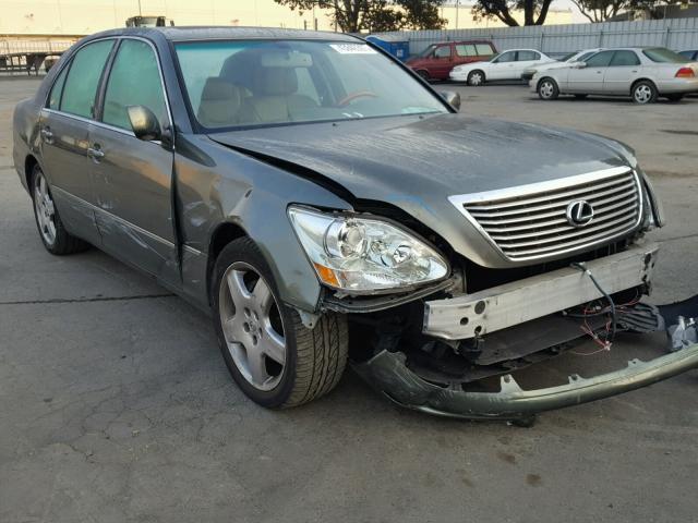 JTHBN36F055002153 - 2005 LEXUS LS 430 GREEN photo 1