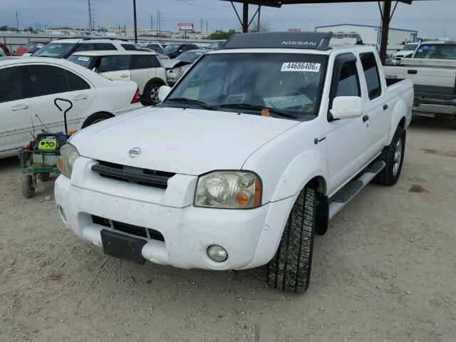 1N6MD27T34C404011 - 2004 NISSAN FRONTIER C WHITE photo 2