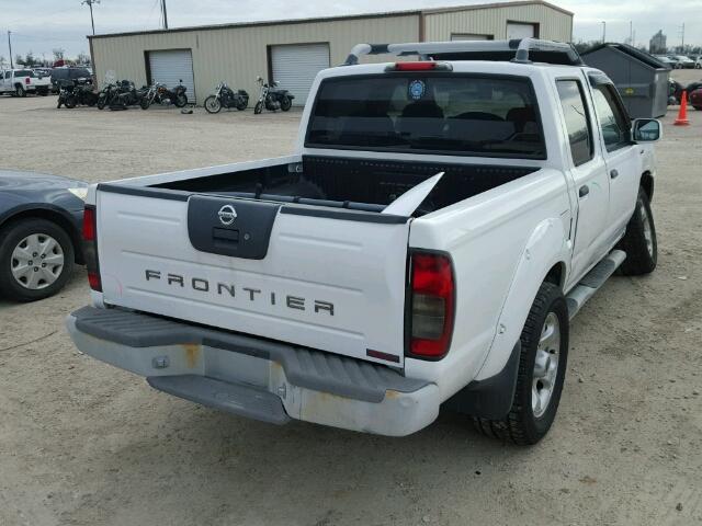 1N6MD27T34C404011 - 2004 NISSAN FRONTIER C WHITE photo 4
