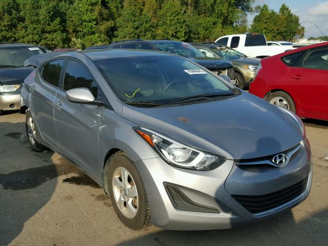 KMHDH4AE6FU423593 - 2015 HYUNDAI ELANTRA SE BLUE photo 1