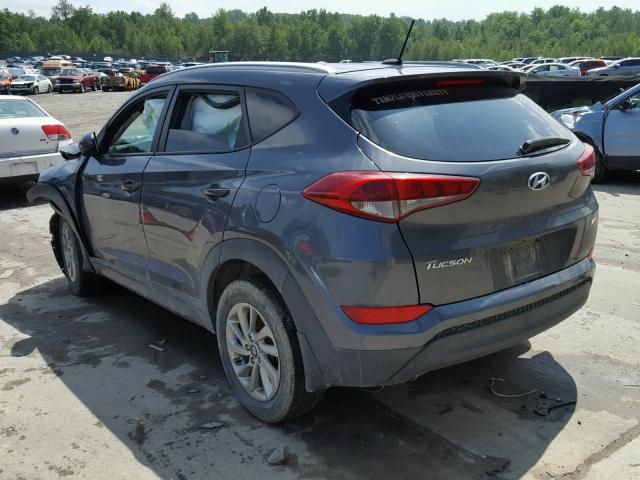 KM8J3CA4XGU050739 - 2016 HYUNDAI TUCSON LIM GRAY photo 3