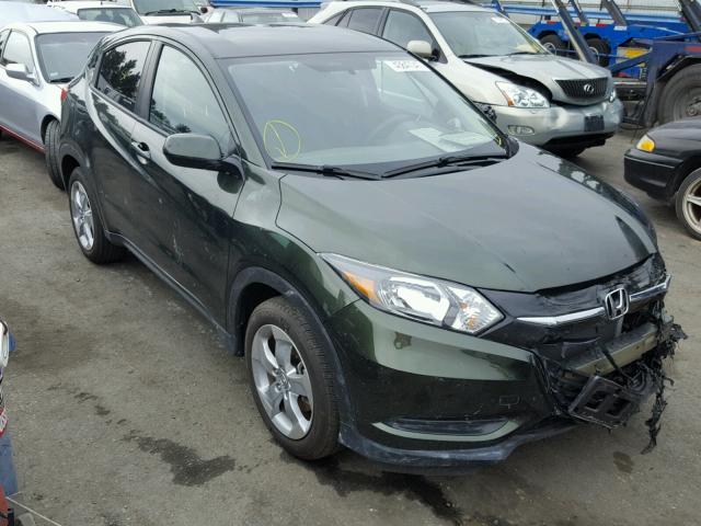 3CZRU5G36GM727413 - 2016 HONDA HR-V LX GREEN photo 1