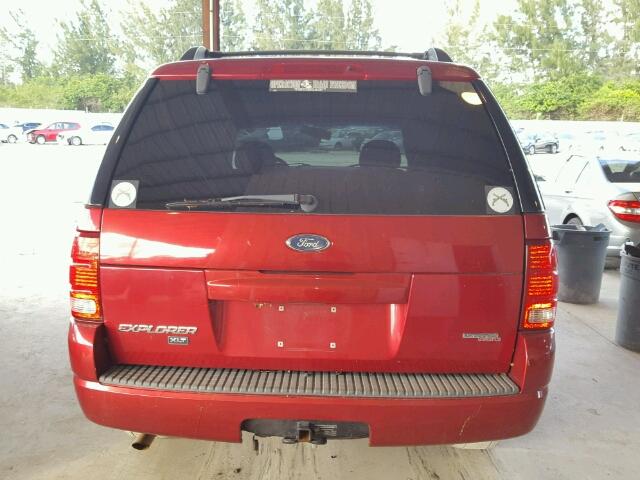 1FMZU73E55UB85265 - 2005 FORD EXPLORER X RED photo 10