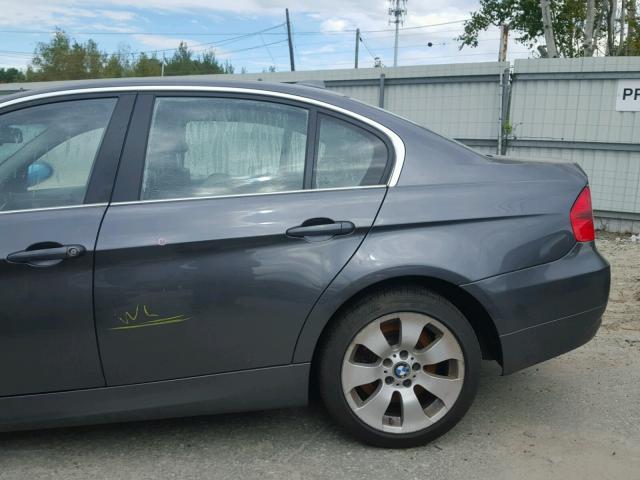 WBAVD53568A285451 - 2008 BMW 335 XI GRAY photo 9