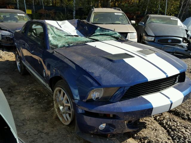 1ZVHT88S885166437 - 2008 FORD MUSTANG SH BLUE photo 1
