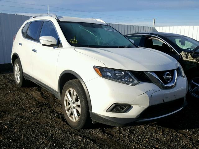 KNMAT2MV1FP550840 - 2015 NISSAN ROGUE S WHITE photo 1