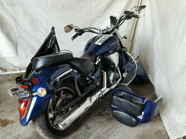 JYAVP32E4DA002518 - 2013 YAMAHA XVS1300 CT BLUE photo 4