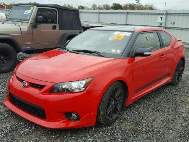JTKJF5C71D3050069 - 2013 TOYOTA SCION TC 红色 照片 2