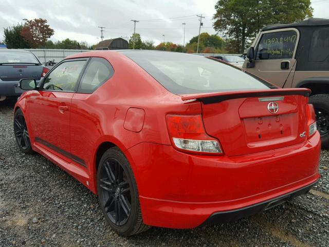 JTKJF5C71D3050069 - 2013 TOYOTA SCION TC 红色 照片 3