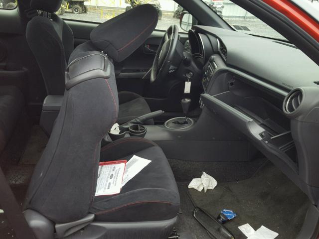 JTKJF5C71D3050069 - 2013 TOYOTA SCION TC 红色 照片 5