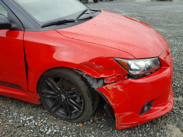 JTKJF5C71D3050069 - 2013 TOYOTA SCION TC 红色 照片 9
