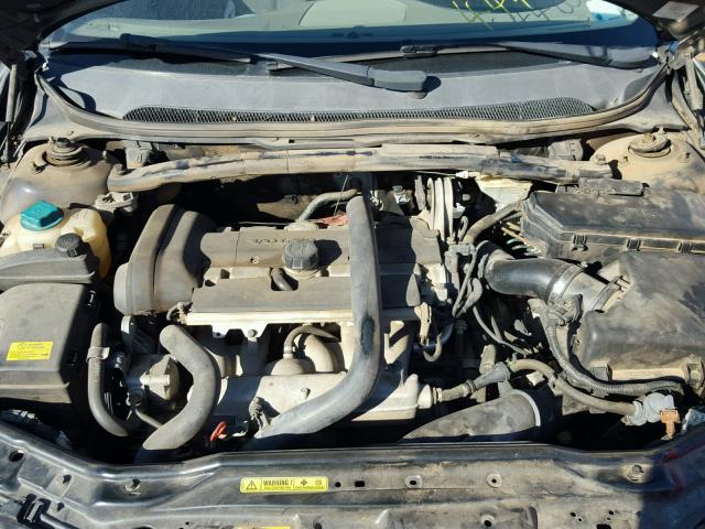 YV1RS592052444858 - 2005 VOLVO S60 2.5T BLACK photo 7