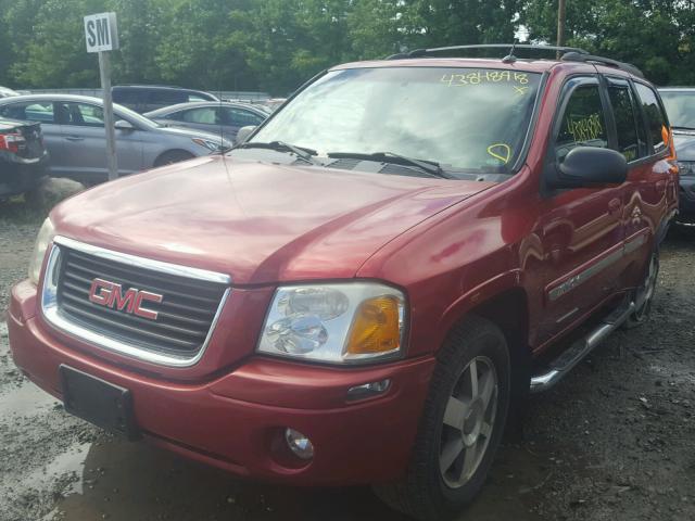 1GKDT13S042169848 - 2004 GMC ENVOY RED photo 2