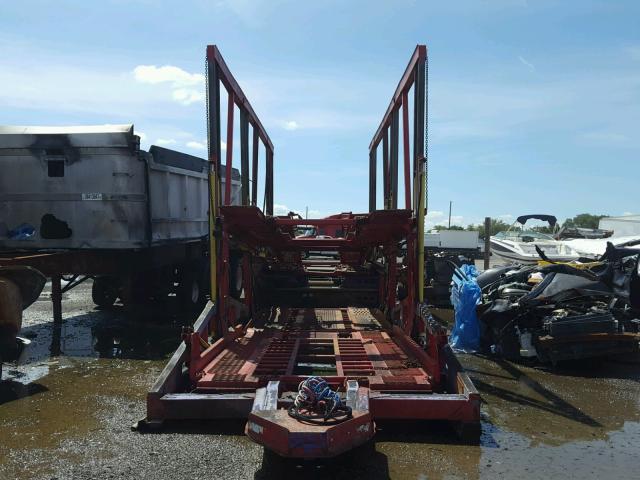 1BWA43209HD007125 - 1987 BANK CAR HAULER RED photo 2