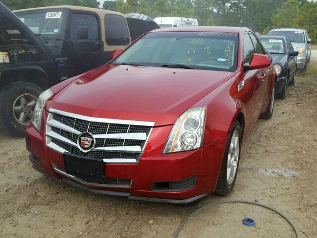 1G6DG577080154395 - 2008 CADILLAC CTS RED photo 2