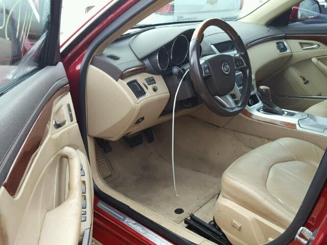 1G6DG577080154395 - 2008 CADILLAC CTS RED photo 9