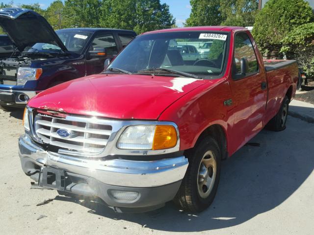 2FTRF17214CA88168 - 2004 FORD F-150 HERI RED photo 2