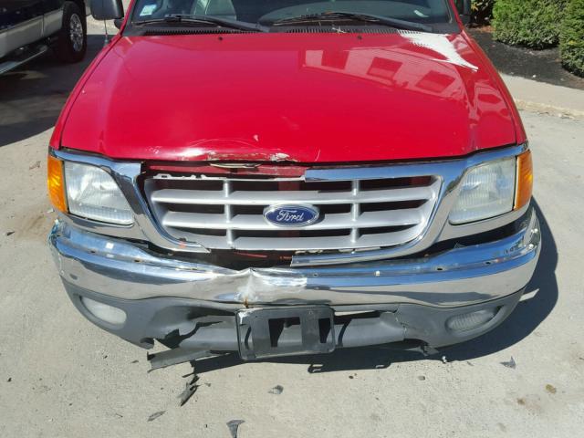 2FTRF17214CA88168 - 2004 FORD F-150 HERI RED photo 7