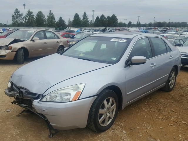 1HGCM66575A076874 - 2005 HONDA ACCORD EX SILVER photo 2