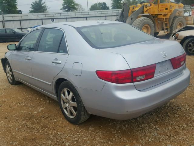 1HGCM66575A076874 - 2005 HONDA ACCORD EX SILVER photo 3