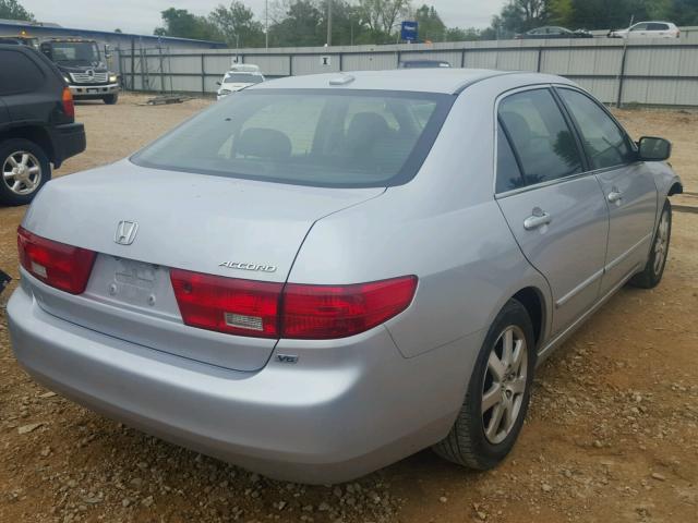 1HGCM66575A076874 - 2005 HONDA ACCORD EX SILVER photo 4