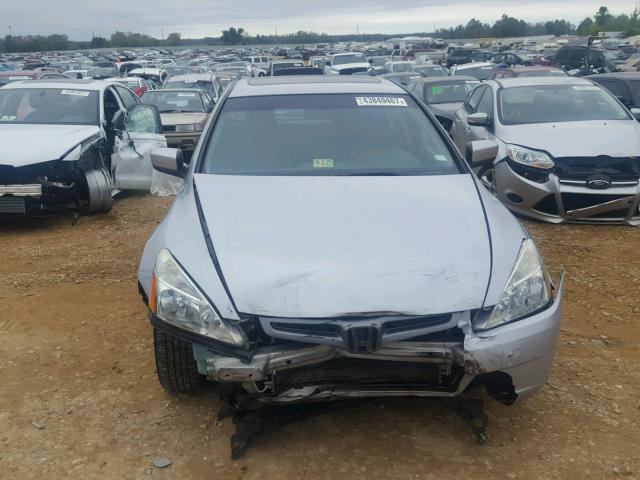 1HGCM66575A076874 - 2005 HONDA ACCORD EX SILVER photo 9