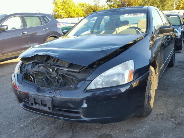 1HGCM56394A112829 - 2004 HONDA ACCORD LX BLACK photo 2