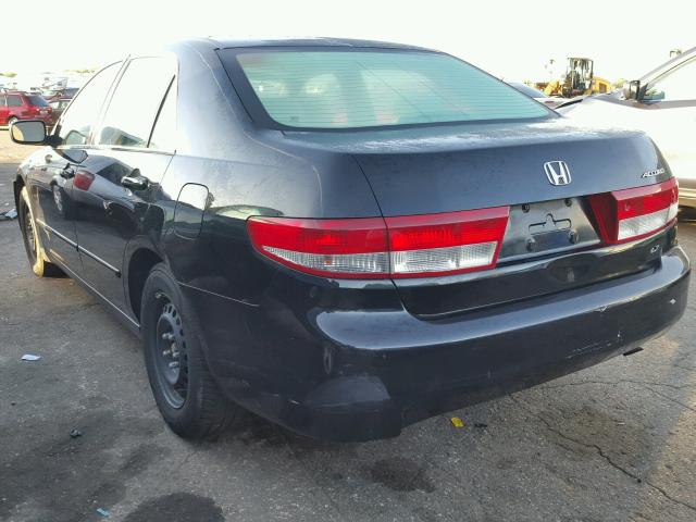 1HGCM56394A112829 - 2004 HONDA ACCORD LX BLACK photo 3