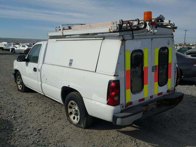 1GCEC14X37Z149468 - 2007 CHEVROLET SILVERADO WHITE photo 3