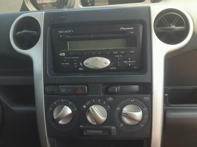 JTLKT334X50170412 - 2005 TOYOTA SCION XB Қара фото 9