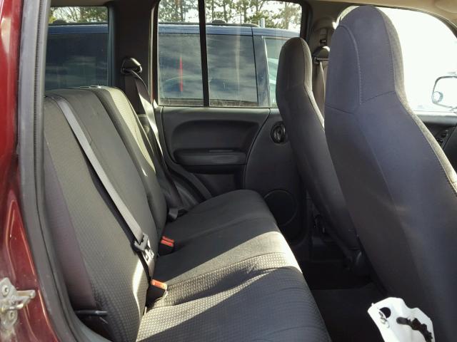 1J4GL48K93W660990 - 2003 JEEP LIBERTY MAROON photo 6