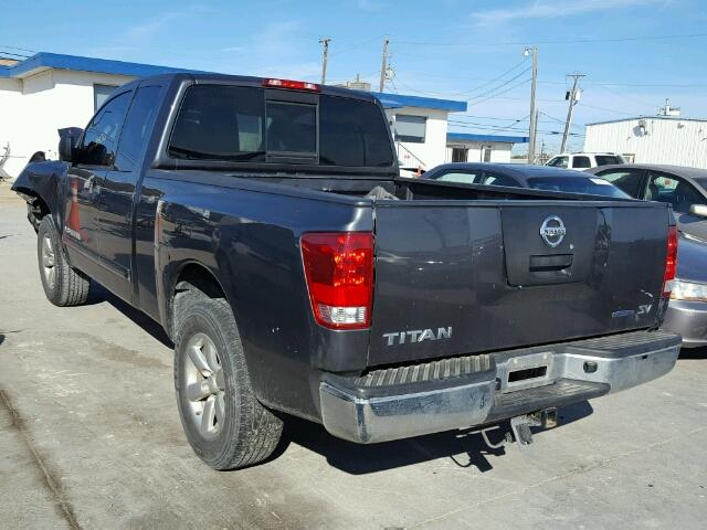 1N6BA0CH2CN305947 - 2012 NISSAN TITAN S GRAY photo 3