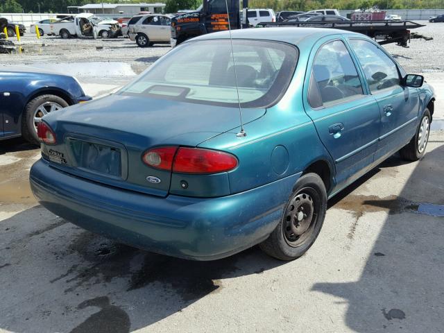 1FALP653XTK133068 - 1996 FORD CONTOUR GL GREEN photo 4