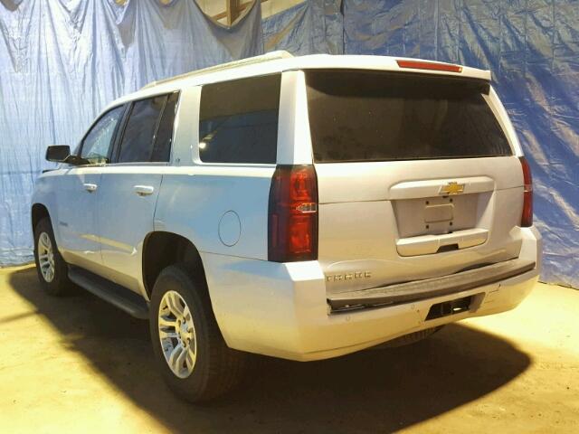 1GNSCBKC1HR136798 - 2017 CHEVROLET TAHOE SILVER photo 3