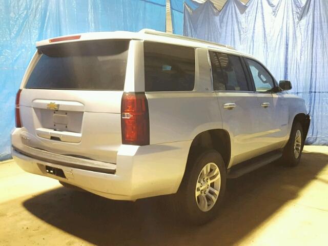 1GNSCBKC1HR136798 - 2017 CHEVROLET TAHOE SILVER photo 4