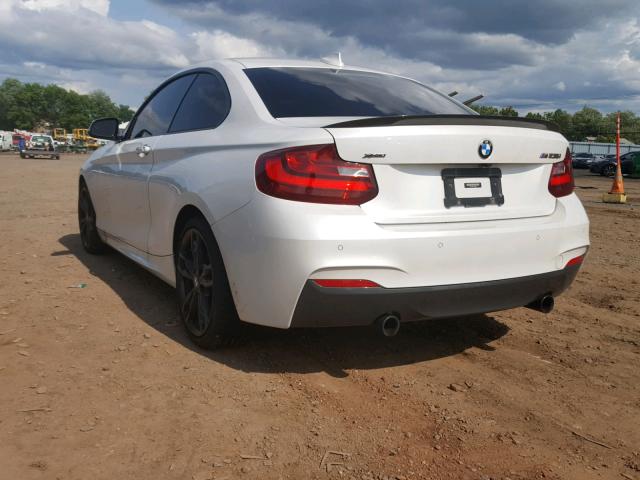 WBA1J9C54GV696725 - 2016 BMW M235XI WHITE photo 3