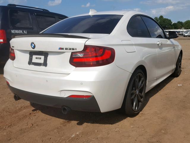 WBA1J9C54GV696725 - 2016 BMW M235XI WHITE photo 4