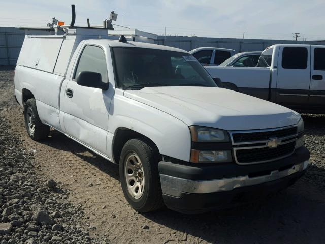 1GCEC14X47Z148751 - 2007 CHEVROLET SILVERADO WHITE photo 1