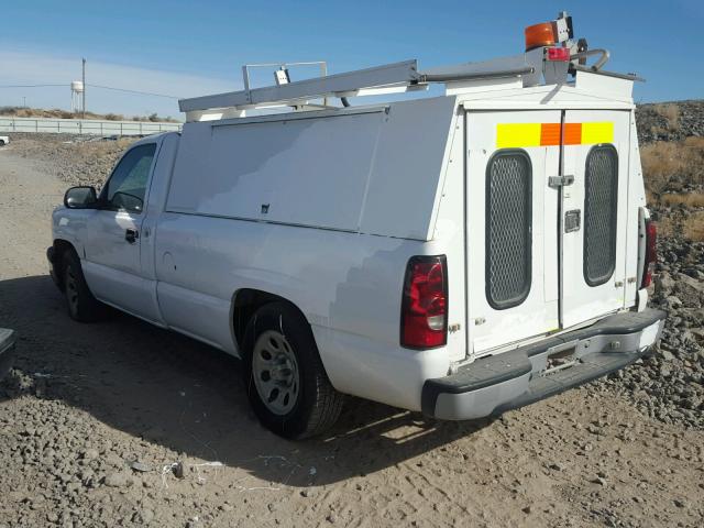 1GCEC14X47Z148751 - 2007 CHEVROLET SILVERADO WHITE photo 3