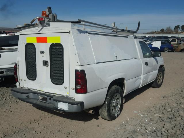 1GCEC14X47Z148751 - 2007 CHEVROLET SILVERADO WHITE photo 4