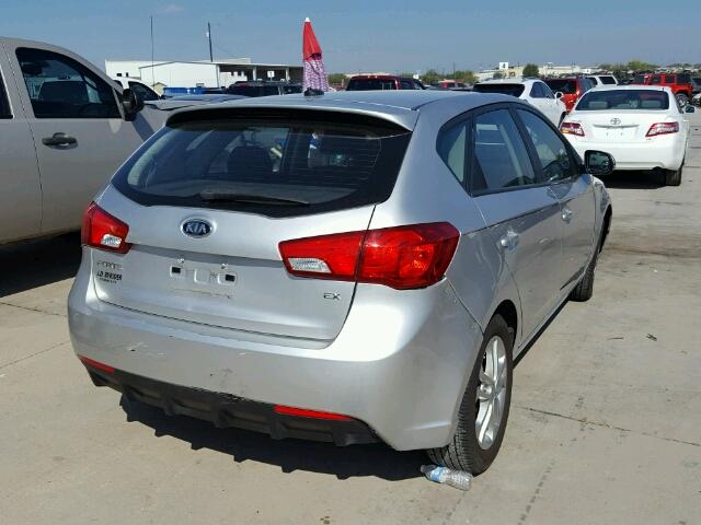 KNAFU5A24C5528866 - 2012 KIA FORTE GRAY photo 4