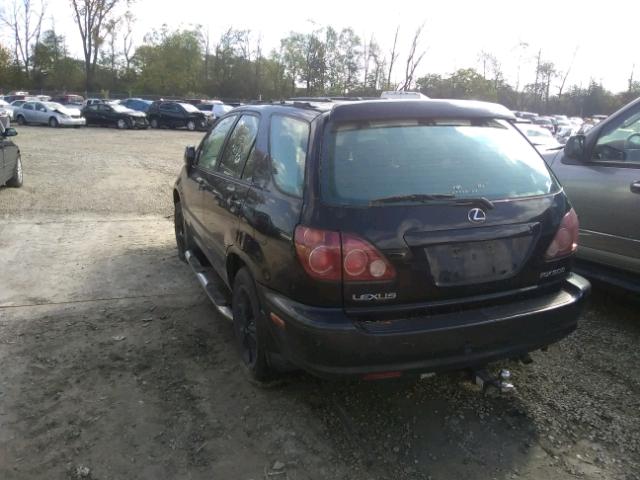 JT6HF10U3X0054338 - 1999 LEXUS RX BLACK photo 3