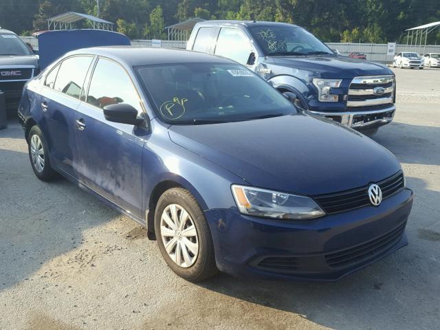 3VW2K7AJXEM334850 - 2014 VOLKSWAGEN JETTA BASE 蓝色 照片 1