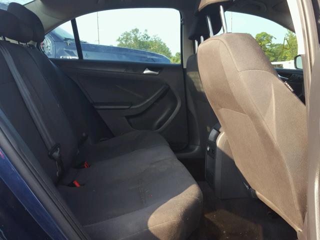 3VW2K7AJXEM334850 - 2014 VOLKSWAGEN JETTA BASE 蓝色 照片 6