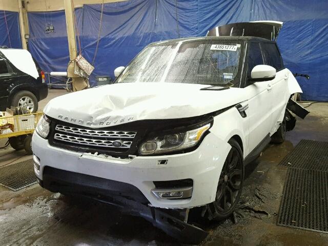 SALWR2EF9GA597378 - 2016 LAND ROVER RANGE ROVE WHITE photo 2