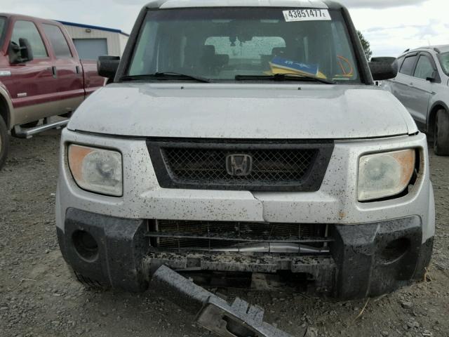 5J6YH28736L003842 - 2006 HONDA ELEMENT EX SILVER photo 9