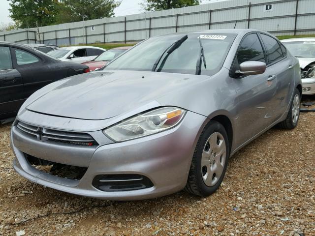 1C3CDFAA6ED721343 - 2014 DODGE DART GRAY photo 2