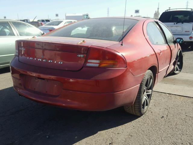 2B3HD56G64H662029 - 2004 DODGE INTREPID E RED photo 4