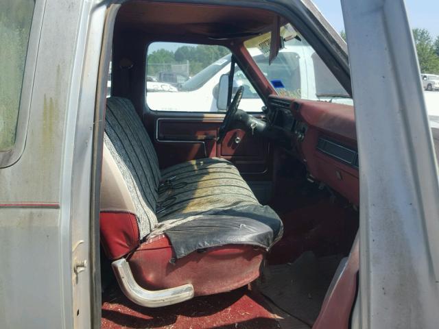 1FTHX251XEKB15146 - 1984 FORD F250 SILVER photo 5